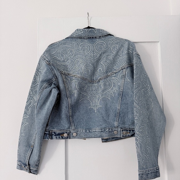 levi’s shrunken 90s rhinestone jacket - Picture 5 of 8